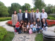 Katia e Bruno con i calligrafi coreani e la famiglia Ye Xin 2